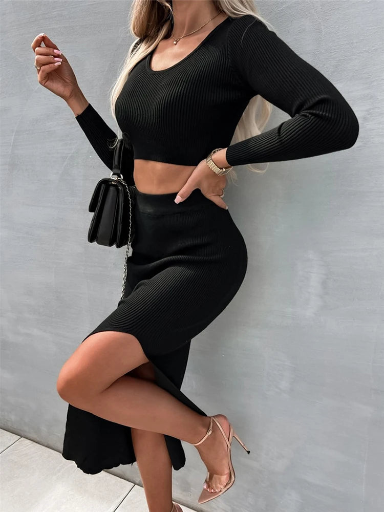Conjunto De Malha com Saia®